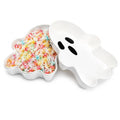 Ghost-Shaped Halloween Candy Serving Trays - 3 Pack Ghost Candy Bowls