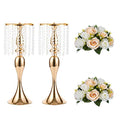 Artificial Flower and Vase Centerpiece Set for Weddings and Events - 21.3 Inch Tall