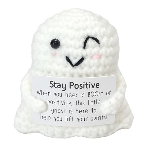 Halloween Ghost Decor - Cute Crochet Ghost for Home Tabletop - Variation: Ghost