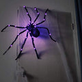 Giant LED Light Up Halloween Spider Decoration for Indoor & Outdoor Yard