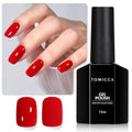 Red Gel Nail Polish 15ml - Long Lasting Soak Off UV LED Manicure - Ruby Red Variation