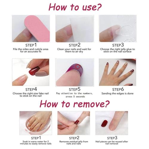 Halloween Short Square Press On Nails with Ghost & Skull Design - Style34, 24Pcs