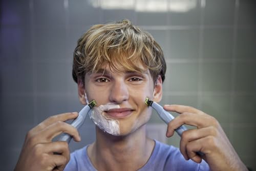 Philips OneBlade First Shave Handle - Teen Hybrid Electric Razor Waterproof