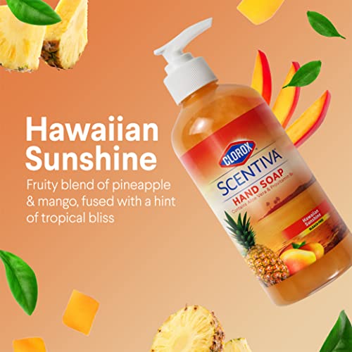 Clorox Scentiva Liquid Hand Soap Hawaiian Sunshine 14 Fl Oz - Moisturizing & Germs