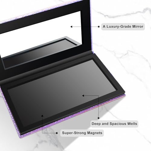 Magnetic Makeup Palette Fish Scale Style Large for Eyeshadows & Highlighters - Fish Scales Variation
