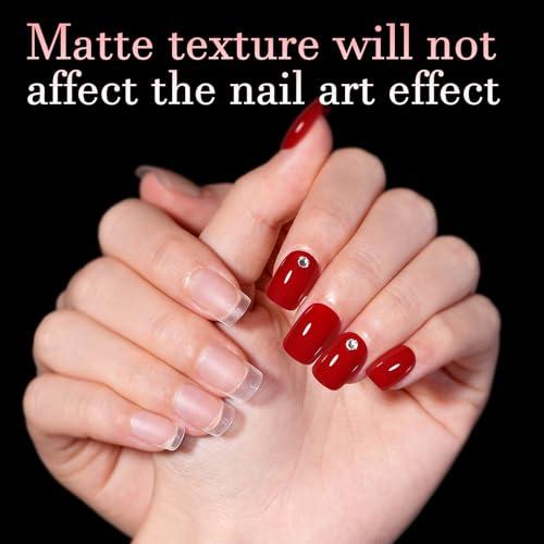 240Pcs Extra Short Square Nail Tips Gel Nails Set - Matte Finish, Natural Fit, No Glue Needed - NEW