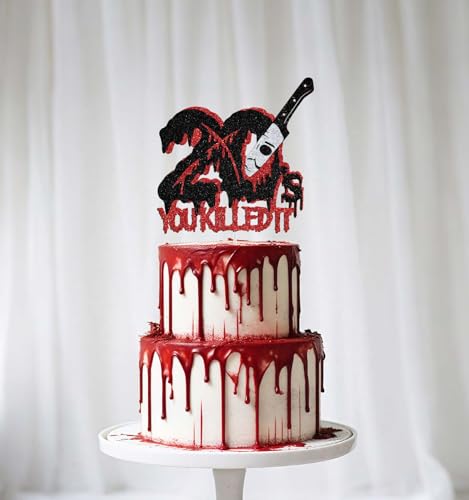 Halloween 30th Birthday Cake Topper - You Killed It 20s Design