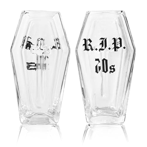Coffin-Shaped Shot Glass RIP 20s Birthday Decorations Clear - Variation of THIS listing