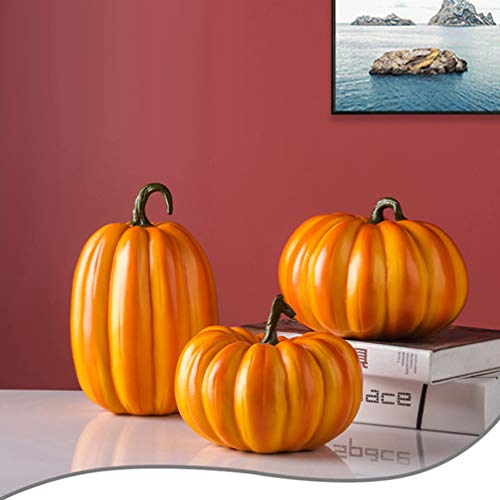Halloween Resin Pumpkin Decoration 19x14x14cm - Indoor & Outdoor Fall Decor