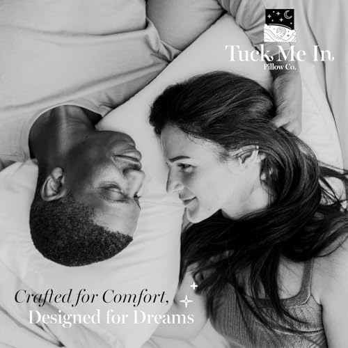 Queen Down Alternative Pillows Set of 2 - Hypoallergenic, Breathable, Gusseted Comfort