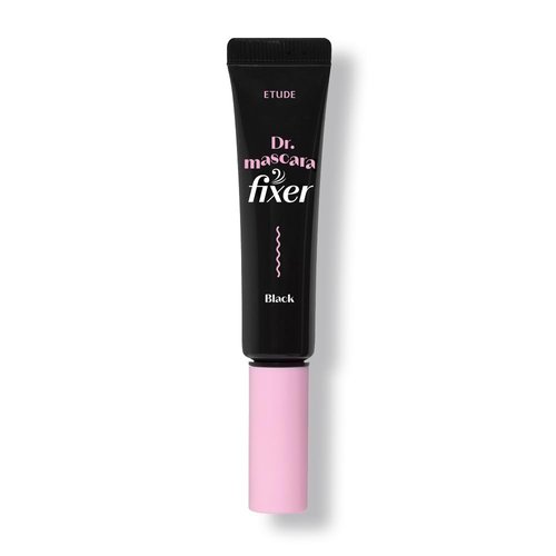 ETUDE Dr. Mascara Fixer - Long-Lasting Smudge-Proof Formula for All-Day Curl Hold | Vegan Black (0.203 Fl Oz)