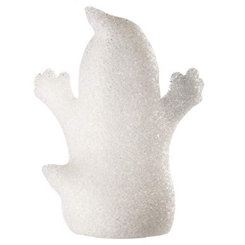 Halloween Ghost Decoration with Color-Changing LED Lights, 9 Inch