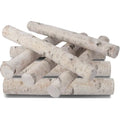 Natural Birch Firewood Logs Set for Fireplace and Rustic Decor - 8 Pack