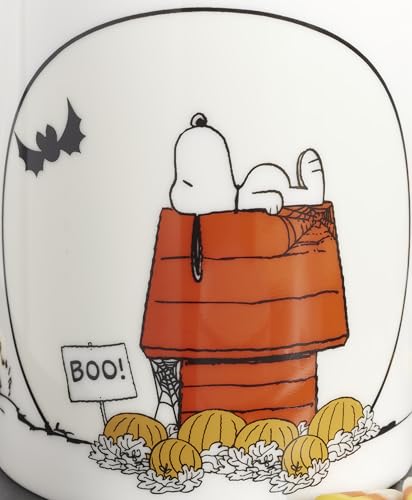 Lenox The Great Pumpkin Halloween Porcelain Mug Set - 4 Pieces, Peanuts