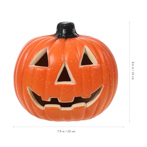 Halloween Pumpkin Lantern - Spooky Indoor Outdoor Jack-o-Lantern Decor