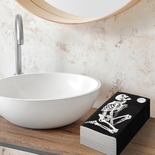 Halloween Skeleton Paper Napkins 50-Pack Disposable Party Tableware