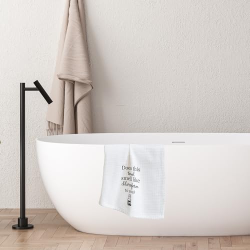 Funny 16x24 Inch Halloween Bath Dish Hand Towel - Smells Like Chloroform Variation