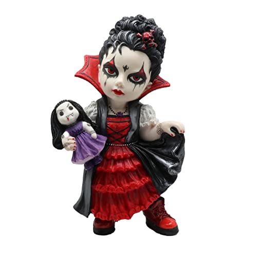 Vampire Gothic Resin Figurine Halloween Decor Collectible Sculpture - Hand Painted