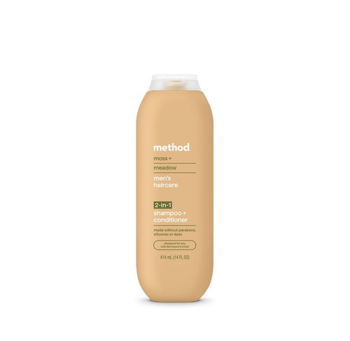 Method Men 2-in-1 Shampoo and Conditioner - Cleans and Conditions with Argan & Jojoba Oil | 14 oz