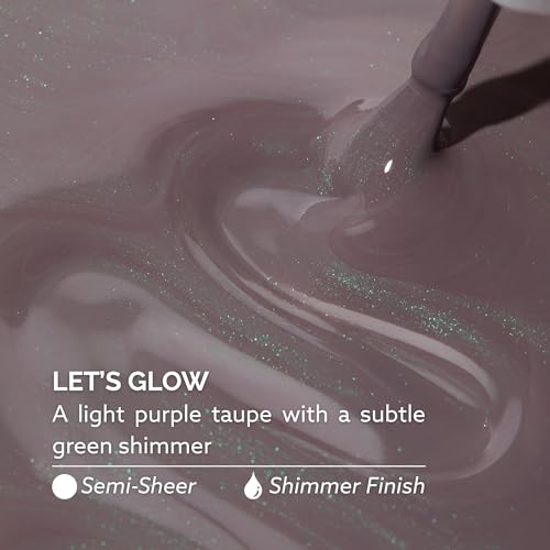 Dazzle Dry Step 3 Nail Lacquer - Let's Glow 0.5 Fl Oz Long-Lasting Polish
