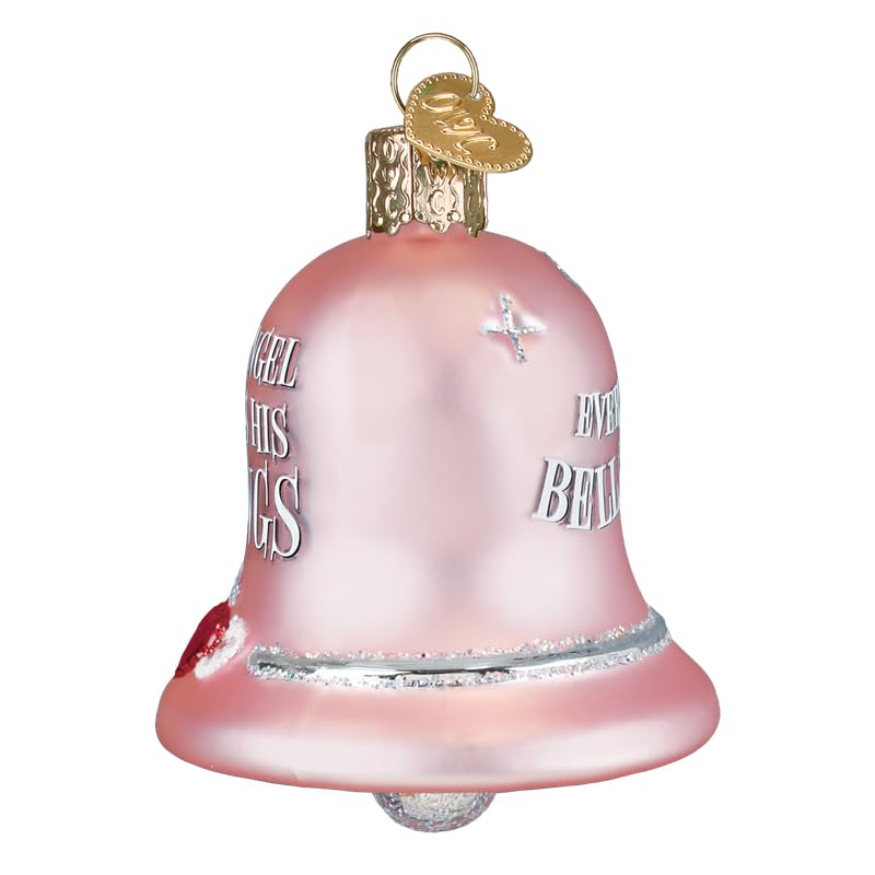Every Time a Bell Rings Glass Christmas Ornament - Handcrafted Holiday Decor