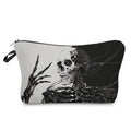 Gothic Skeleton Small Makeup Bag - Cute Durable Cosmetic Pouch - Variation hzz14816