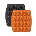 Silicone Skull Mold 20-Cavity Halloween Chocolate Candy Jelly Cake Decor Ice Soap