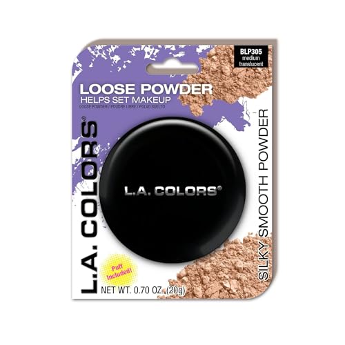 Loose Face Powder - Medium Translucent, 0.16oz | Sets Makeup & Mattifies Skin