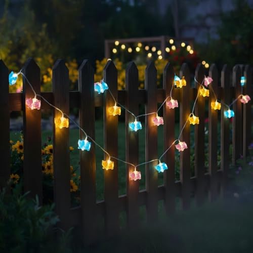 Cat String Lights - 30 LED Indoor Fairy Lights with USB Plug - 10ft
