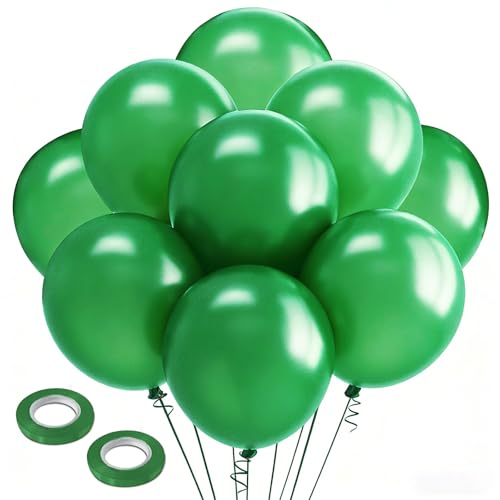 Green Latex Balloons 18 Inch - 30Pcs Large Round Party Balloons for Birthday & Decorations - Variation of THIS listing