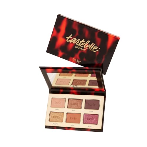Tartelette Toasted Mini Eyeshadow Palette with Warm Neutrals & Longwear Amazonian Clay