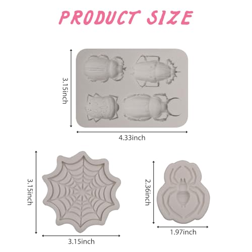Halloween Spider Web Silicone Mold for Cake Decorating & Crafts