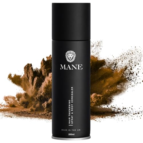 Micro-Mineral Hair Thickening & Root Touch Up Spray 200ml Hazel - Instant Volume for Fine Hair