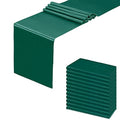 Forest Green Satin Table Runner 12x108 Inches - 12 Pack - Elegant Event Decor