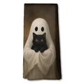 Halloween Ghost Black Cat Kitchen Towels - 15 Color Variations 16x24 Inch