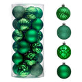 Emerald Green Christmas Tree Ball Ornaments 2.36 Inches - Valery Madelyn