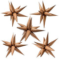 Brown Star Balloons - Boho Birthday Decorations for Balloon Arch & Party Supplies
