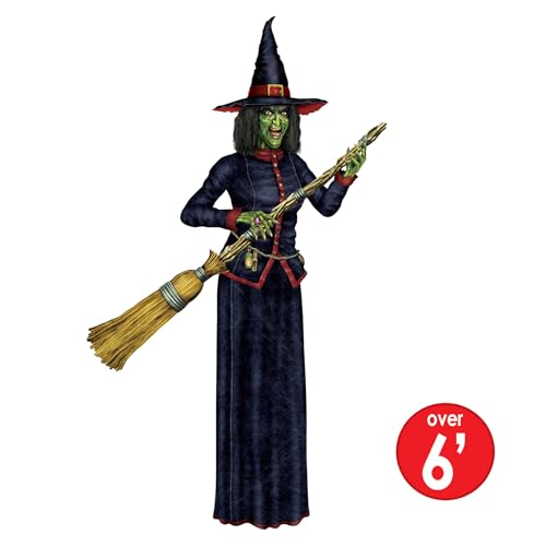 Witch Decorations - 2 Pack Fully Poseable 6'2
