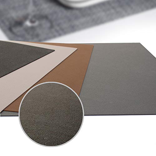 Dark Orange Silicone Placemats Set of 4 - Heat-Resistant Non-Slip Table Mats