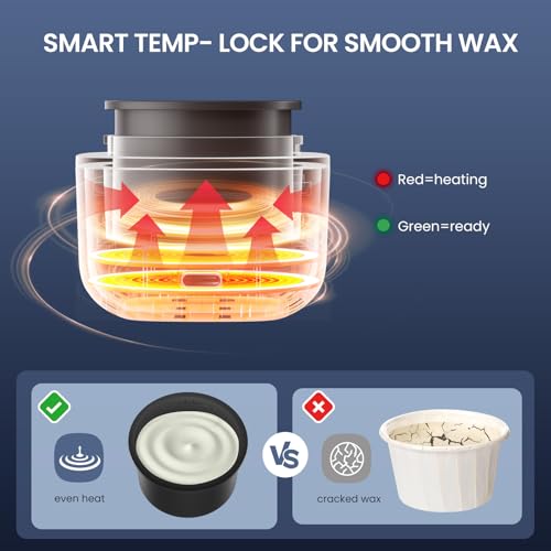 Black Nose Ear Hair Waxing Kit with 100g Wax & 40 Sticks - Men Personal Care