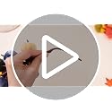 Fall Artificial Pumpkin Picks Set - Warm Color, 3 Bouquets, 15.75 Inches