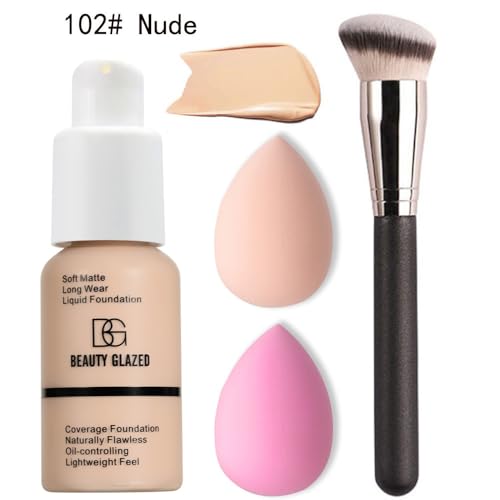 All in One Makeup Kit SetA - 12 Eyeshadow Palette, Face Primer, Eyebrow Soap, Brushes & Sponges