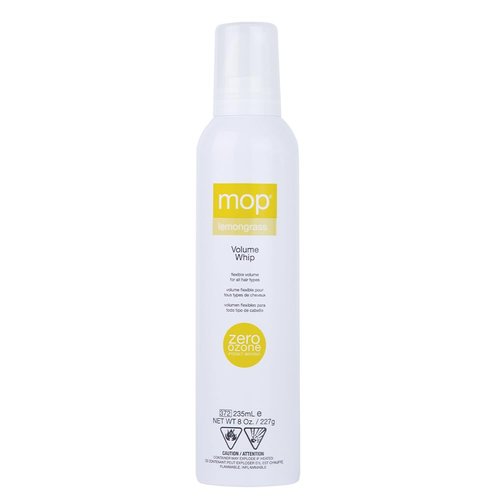 MOP Lemongrass Volume Whip - Flexible Medium Hold for Bounce & Shine - 8 Fl Oz