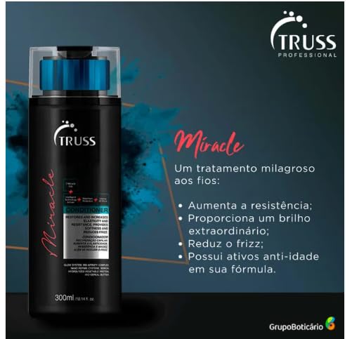 TRUSS Miracle Conditioner - Deep Hydration & Repair | 300ml (10.14 fl. oz.)