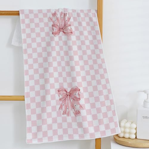 Halloween Ghost Pink Kitchen Towels - Fall Decor Variation of THIS Listing