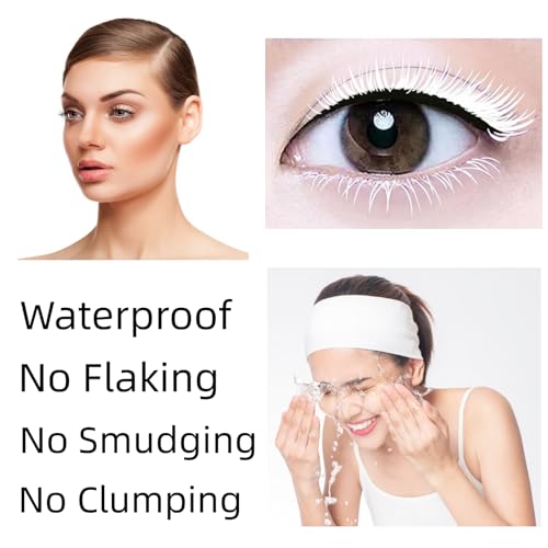 White Volume Waterproof Mascara - Lengthening & Curling Lash Extension Primer - 1 PCS White Variation