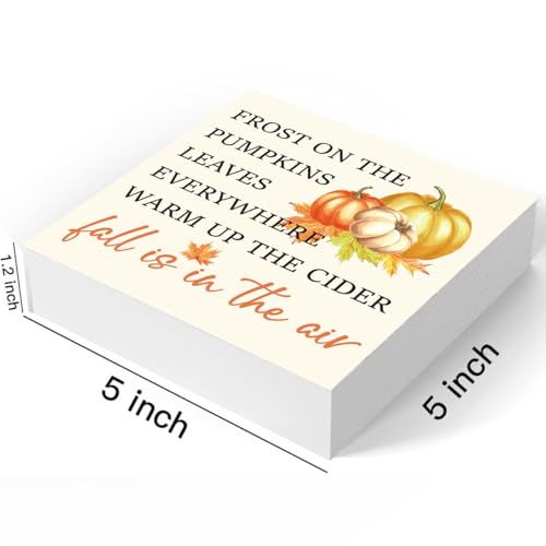 Autumn Leaves Pumpkin Decoration Box - Fall Halloween Thanksgiving, Air