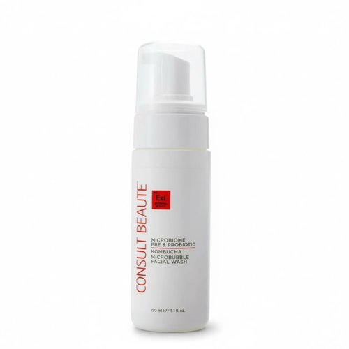 Consult Beaute Microbiome Facial Cleanser - Purifying Foaming Wash with Aloe, Non-Stripping & Gentle, 5.1 oz