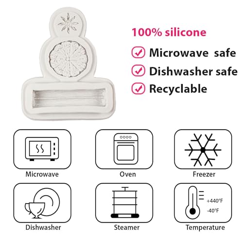 Winter Spices Silicone Mold Set for Cake Decorating Chocolate and Soap
