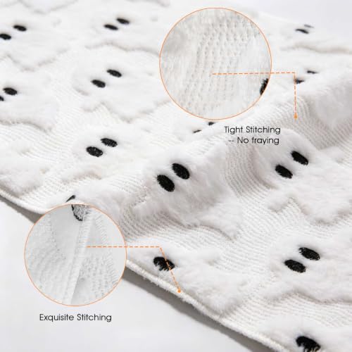 Halloween Decor Table Runner White Ghost 13x102 Inches - Fall Table Decor - Variation of THIS listing